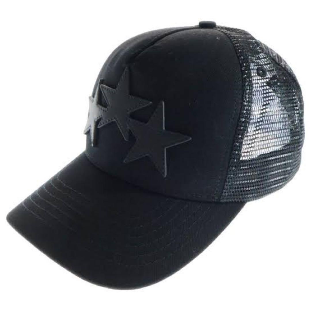 AMIRI アミリ クリスタル 3 スター トラッカー ハット AMIRI Black Crystal 3 Star Trucker Cap Amiri