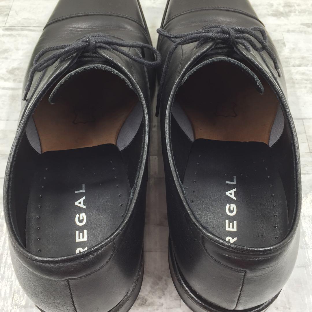 美品】リーガル 607Rストレートチップ ビジネスシューズ 革靴 27cm