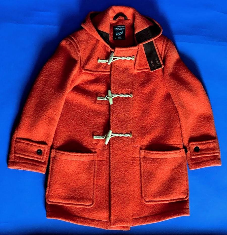 ＜希少カラー＞⭐️美品⭐️グローバーオール⭐️ダッフルコート【MONTY】オレンジ/S 超美品！グローバーオール MONTY ダッフルコート 36 エルメスオレンジ