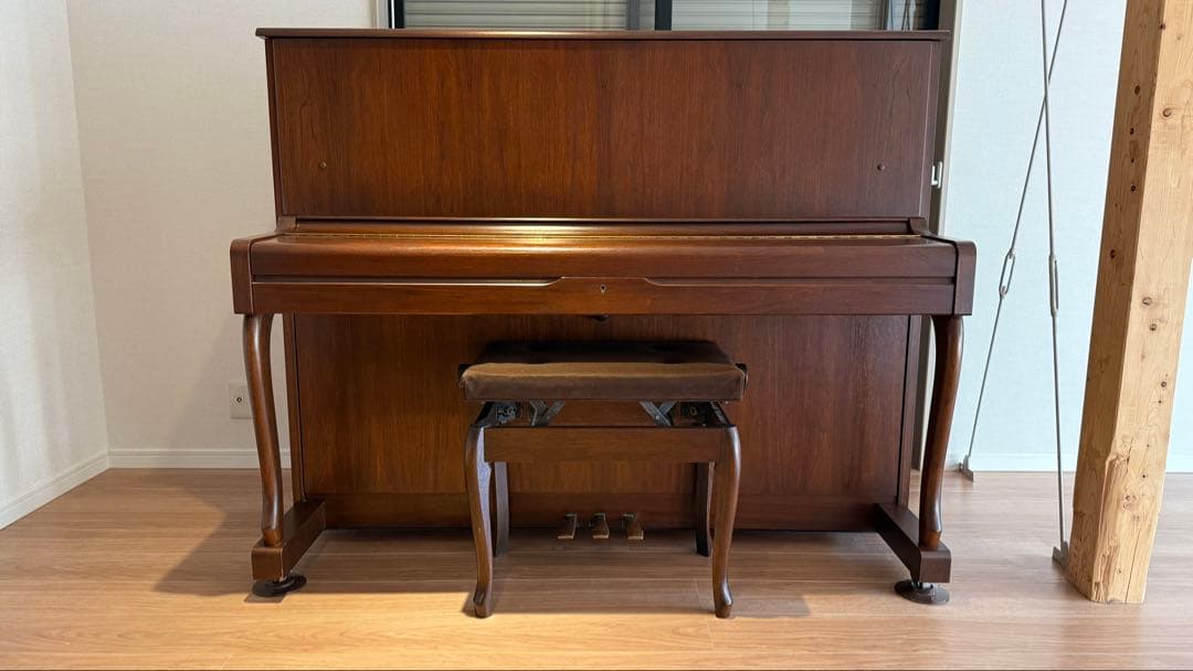 YAMAHA アップライトピアノ W110BW 艶消しウォールナット 猫足 - メルカリ