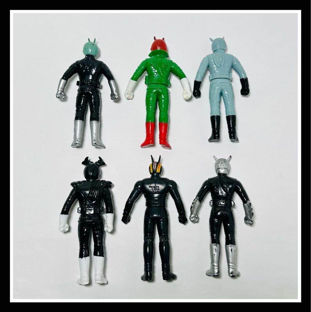 80年代当時物『仮面ライダー』食玩ソフビセット④ - メルカリ