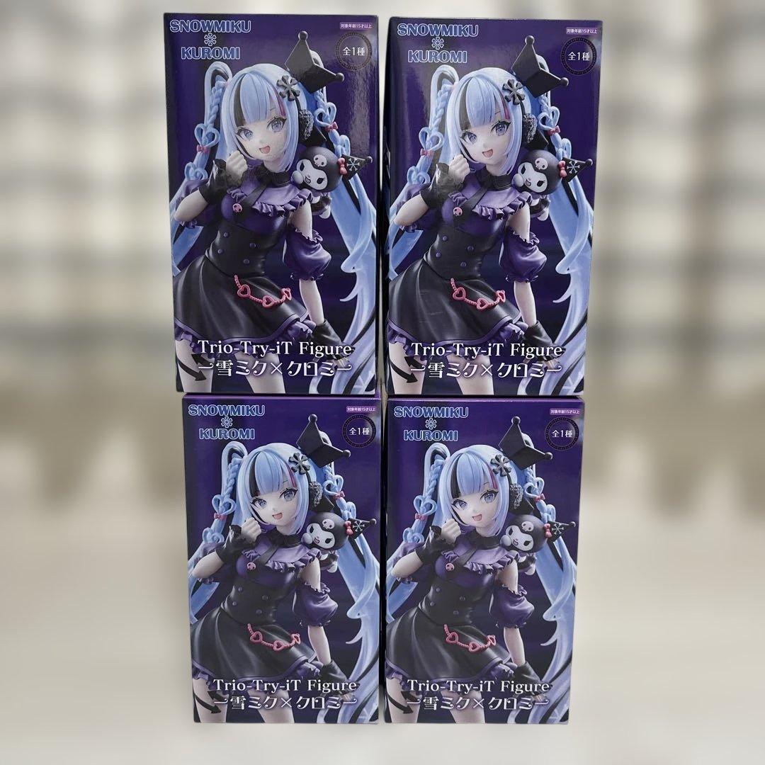 初音ミク Trio-Try-iT Figure -雪ミク×クロミ- 4個セット - メルカリ