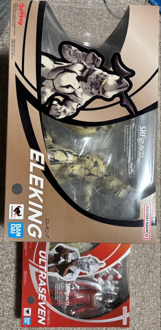 s.h.figuartsウルトラセブン&エレキング　セット 訳あり品 湖のひみつ…ウルトラセブン55周年に登場！4/6(木)店頭予約開始「S.H.