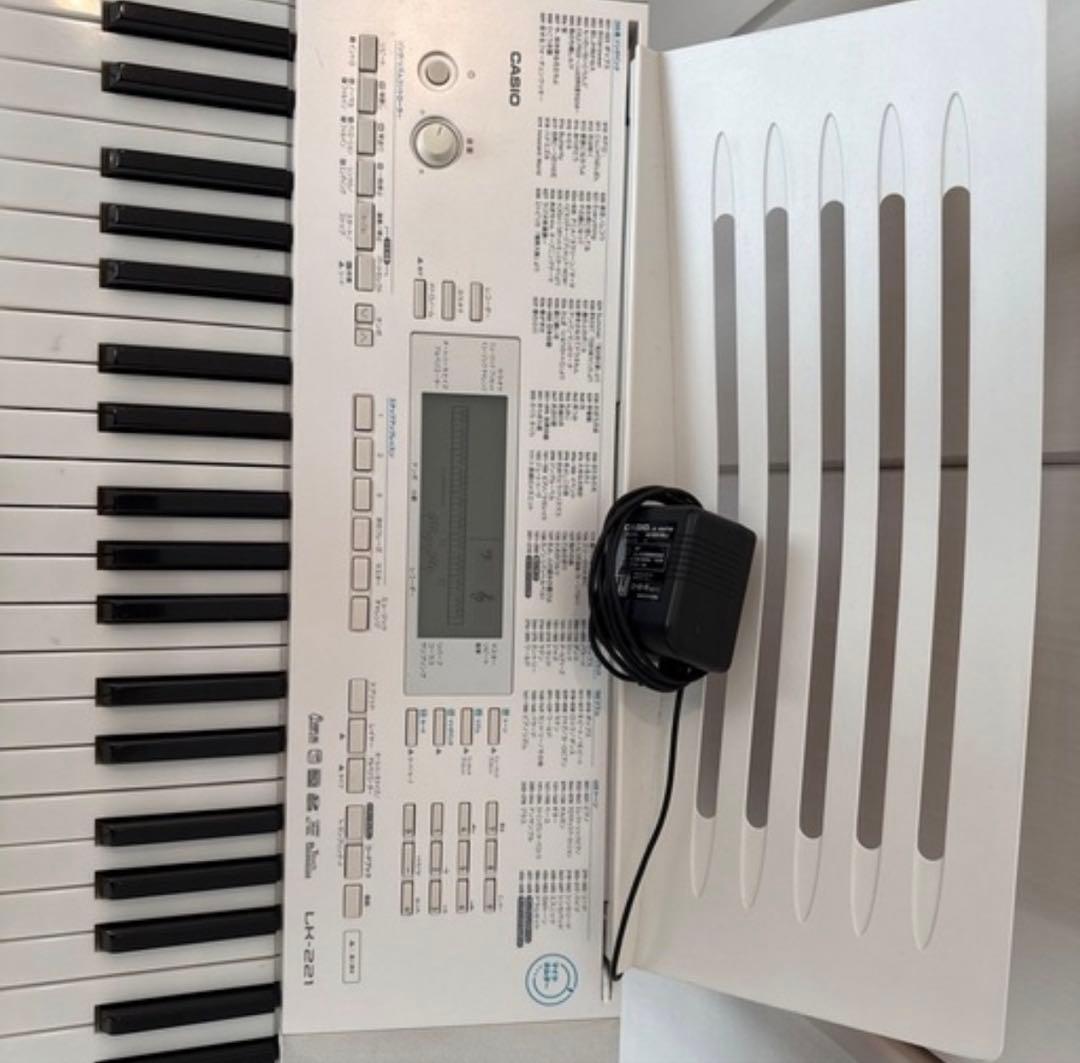 カシオ ヒカリナビゲーションLK-221 キーボード 電子ピアノ - メルカリ