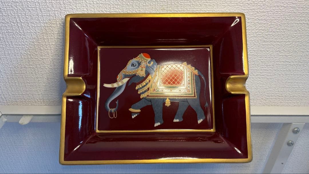 HERMÈS 象　アッシュトレイ HERMES（エルメス） 灰皿 小物入れ トレー 灰皿 アッシュトレイ シガー