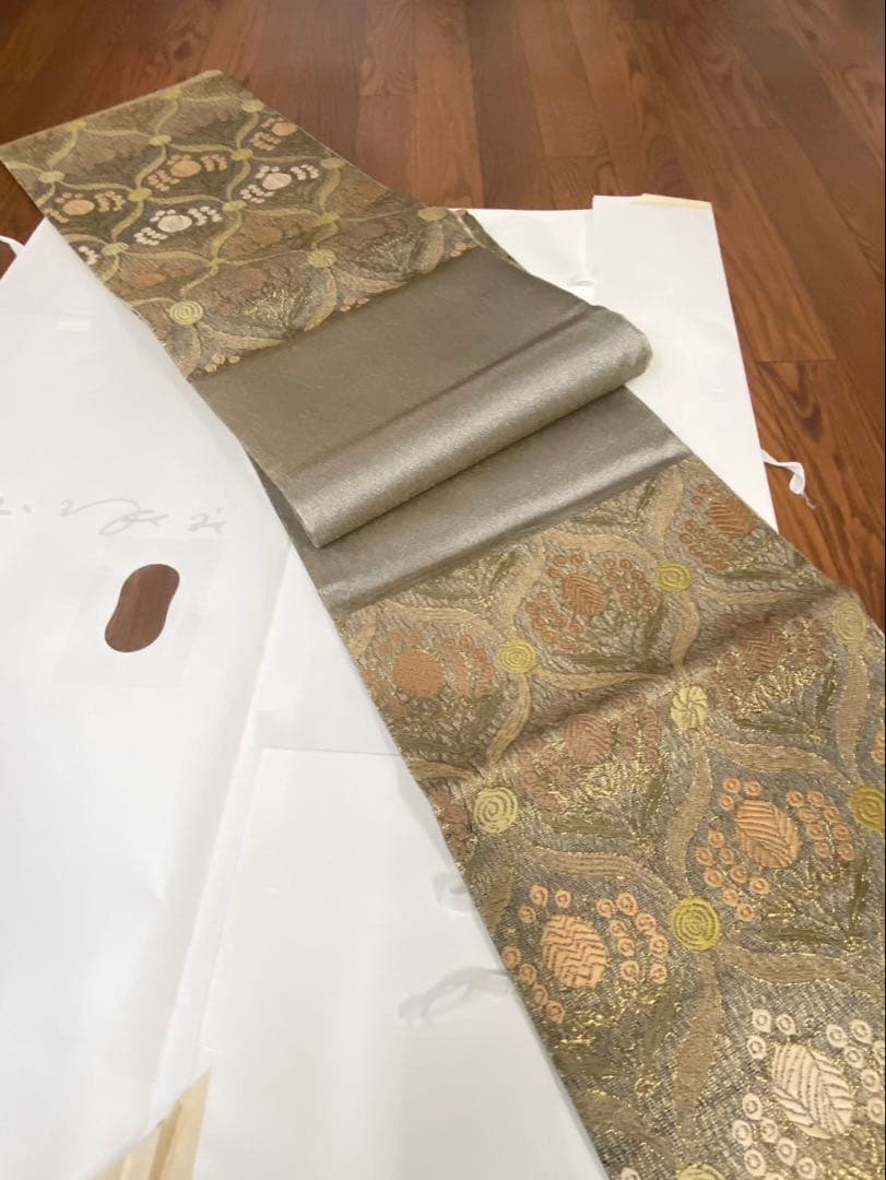ぱぴよん様 未使用保管品 正絹 6通袋帯 さが美 - メルカリ
