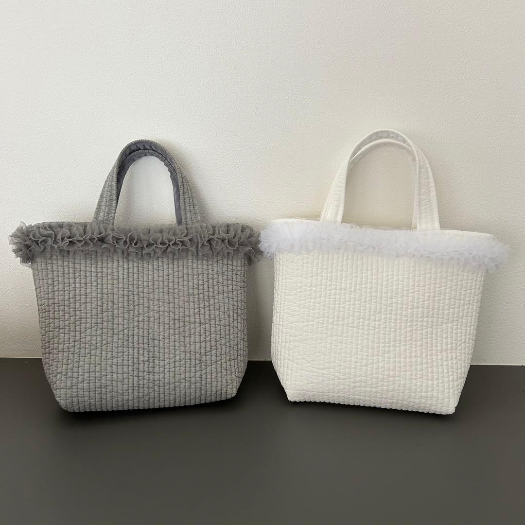 NEW】チュール付きヌビサブバッグ♡ ヌビバッグ チュールバッグ サブ