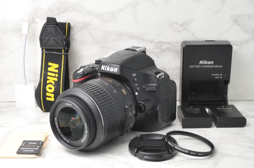 訳ありセール❣️動作品 Nikon D5100⭐️スマホ転送 ニコン 一眼レフ