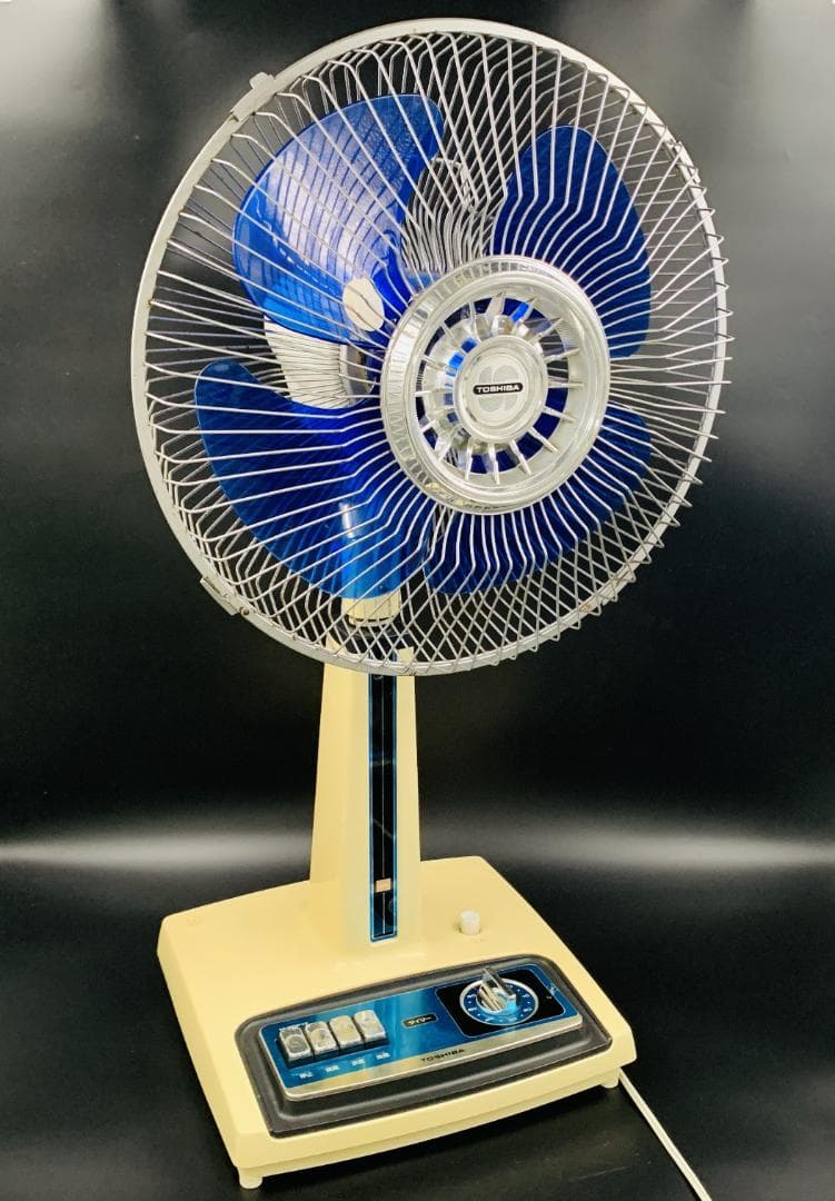 東芝 扇風機 H-30P17 昭和レトロ ブルー 青色【動作品 難あり】 - メルカリ