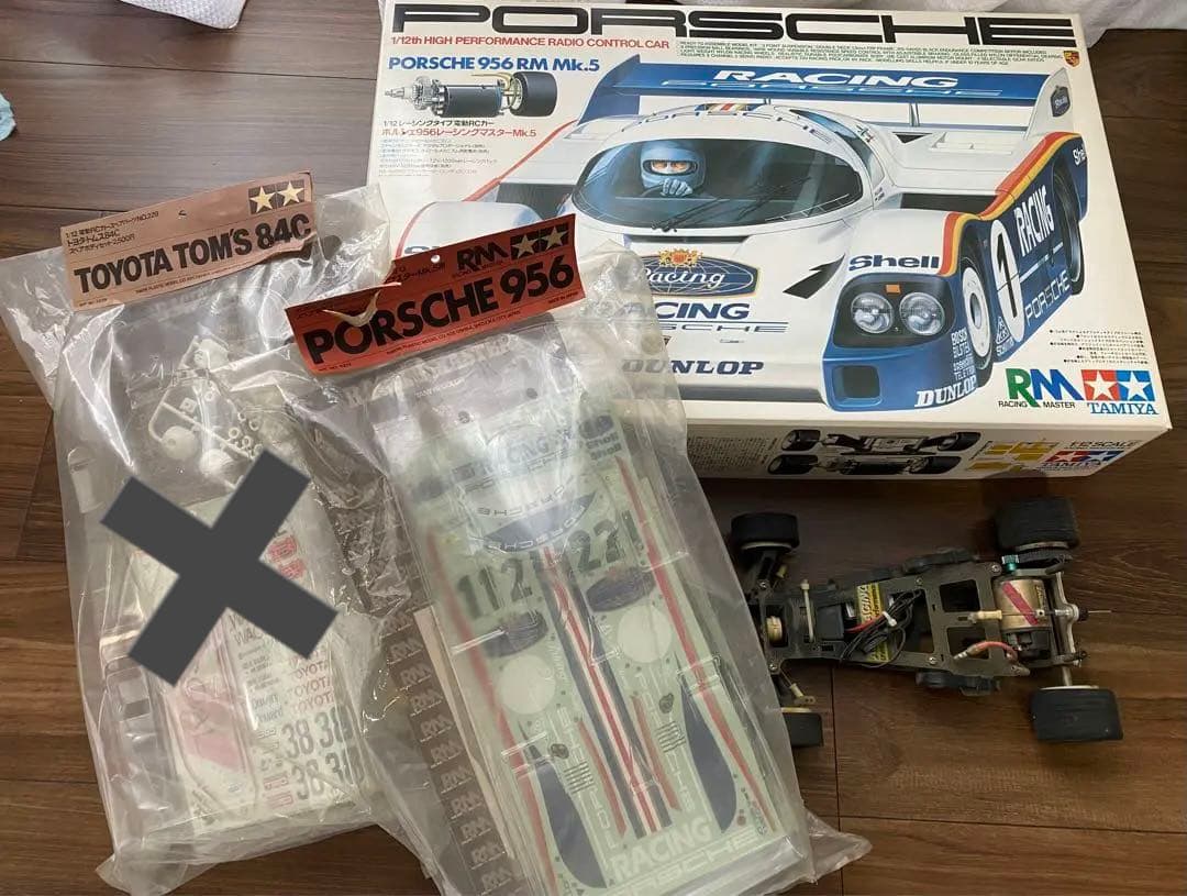 タミヤ ポルシェ 956 RM Mk.5 1/12 ラジコンカー他4点セット - メルカリ
