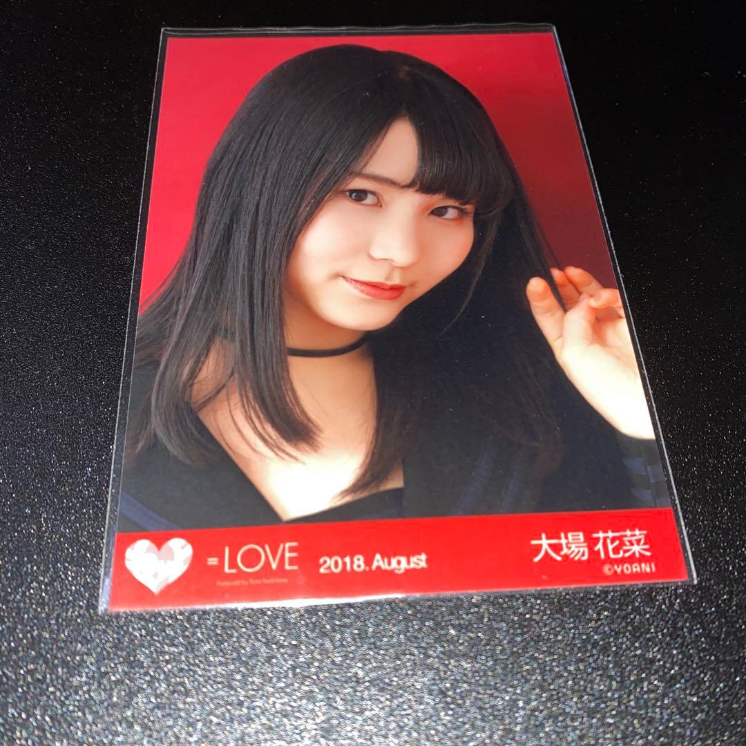 LOVE イコラブ 大場花菜 生写真 赤背景 ヨリ - メルカリ