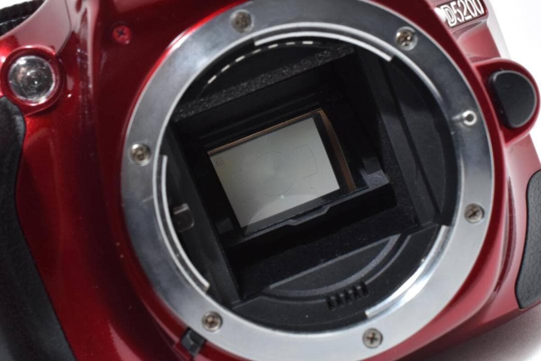 ☆シャッター数2050☆ ニコン NIKON D5200 レッド - メルカリ