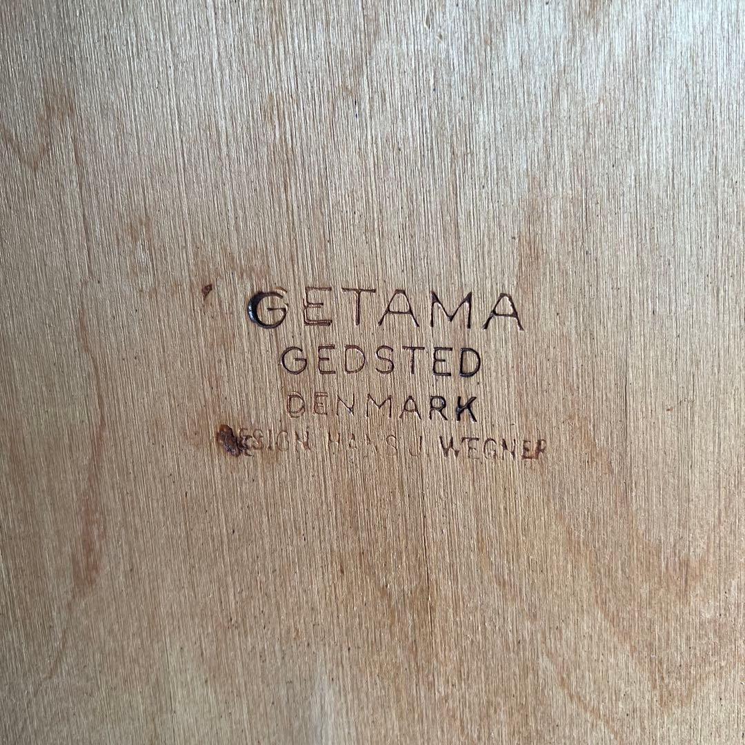 本日中 ゲタマ GETAMA CH38 ハンスJウェグナー オーク材 本革 1脚