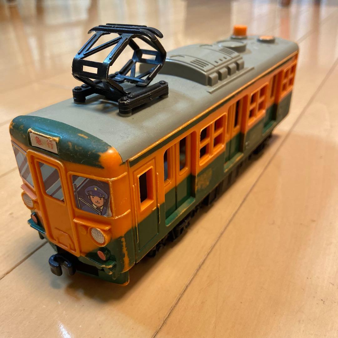 JR 電車 おもちゃ オレンジ グリーン - メルカリ