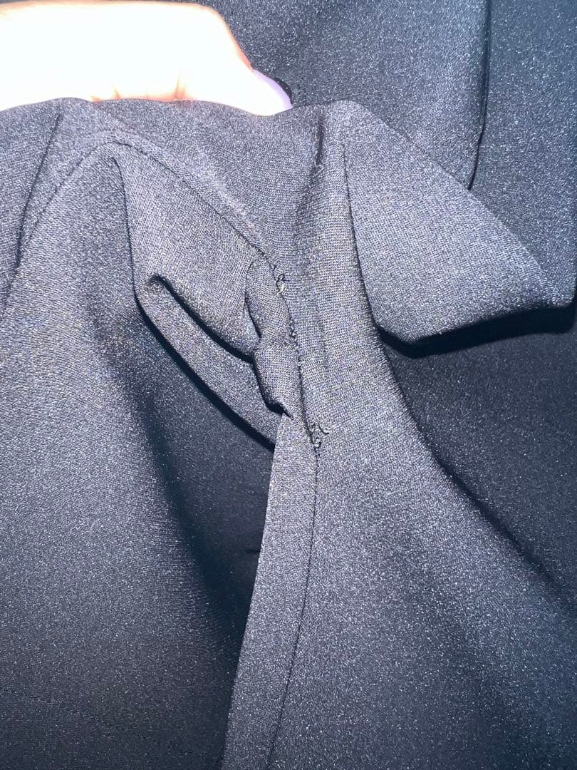 バスコChronicle 黒 ゆったりサルエルパンツ