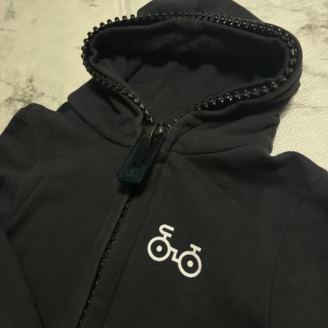 希少 木梨サイクル ファットジップパーカー2 ブラック ビッグジップ XL