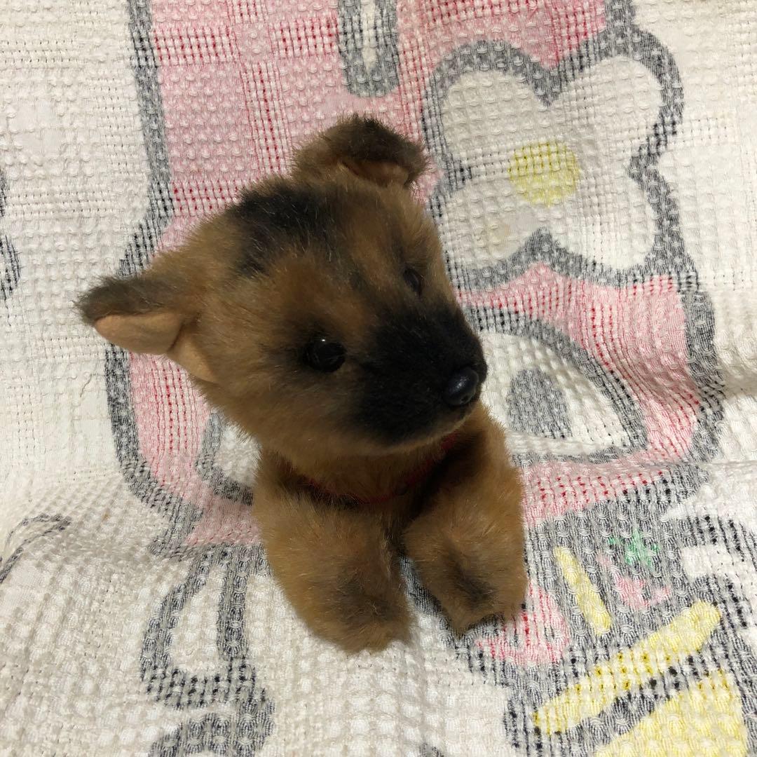 昭和レトロ ヴィンテージ ぬいぐるみの三英 犬 ぬいぐるみ 中古品