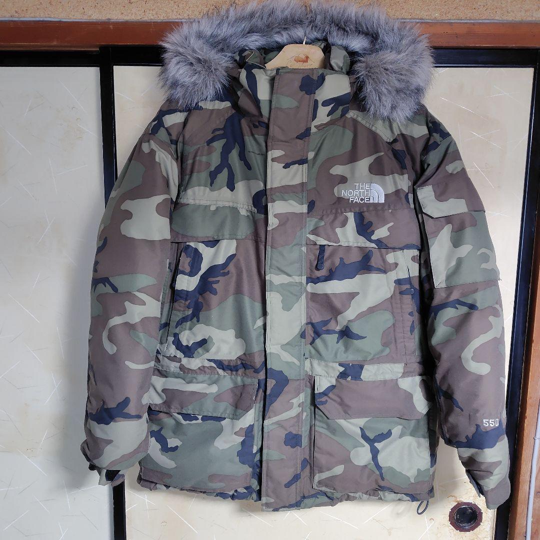 THE NORTH FACE マクマードパーカー迷彩ダウンジャケット Mサイズ