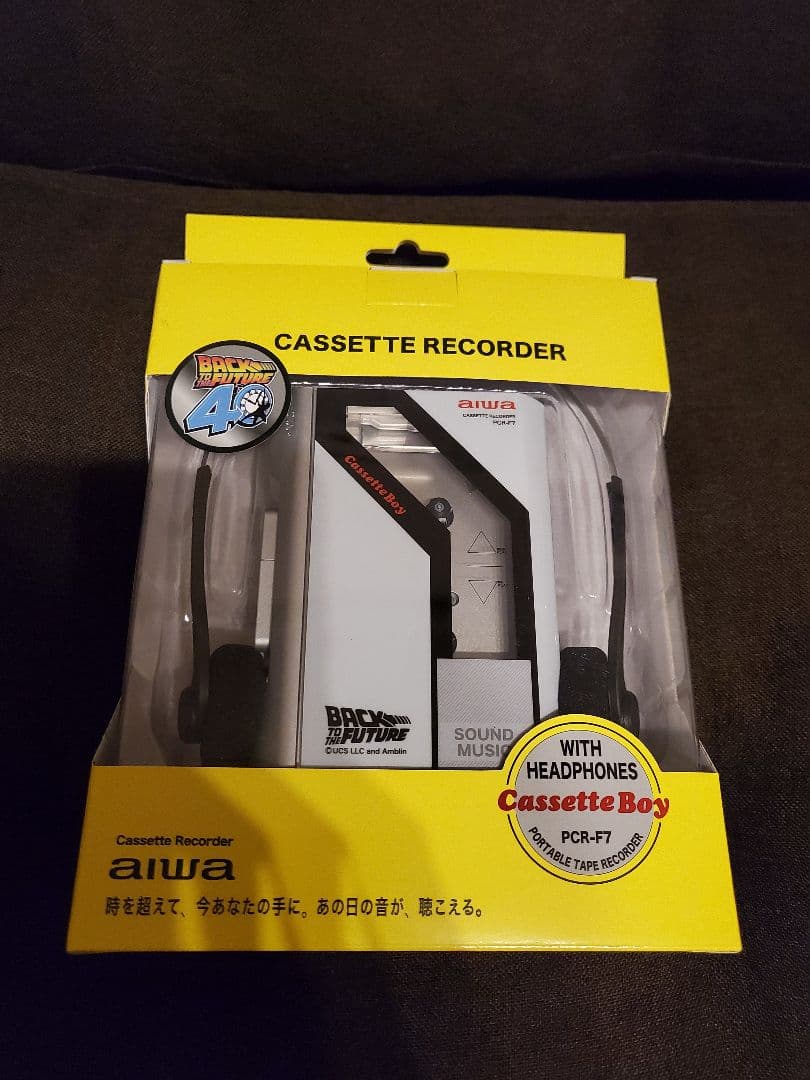 【新品未開封】バックトゥザフューチャー ポータブルカセットプレーヤー ドンキ限定 バックトゥザフューチャー 40周年 カセットプレーヤー モバイル