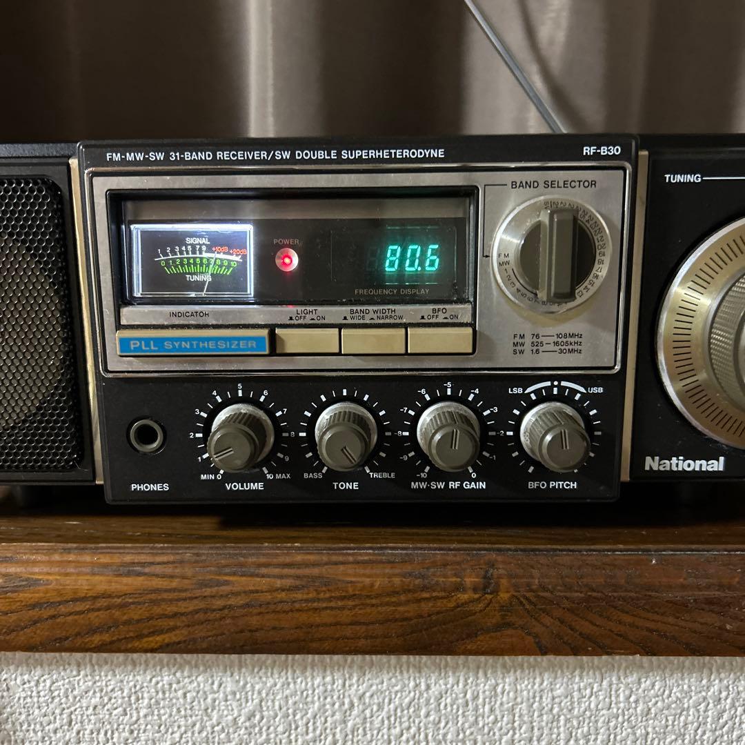 National ナショナル RF-B30 BCLラジオ 短波ラジオ動作品