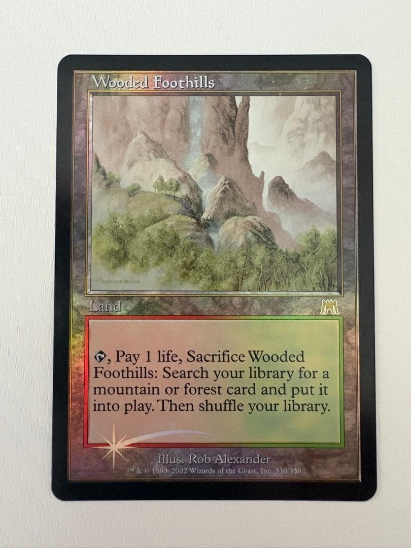 MTG Foil 樹木茂る山麓/Wooded Foothills ONS 英語 Foil】《樹木茂る山麓/Wooded Foothills》[EXP] 土地R | 日本最大級