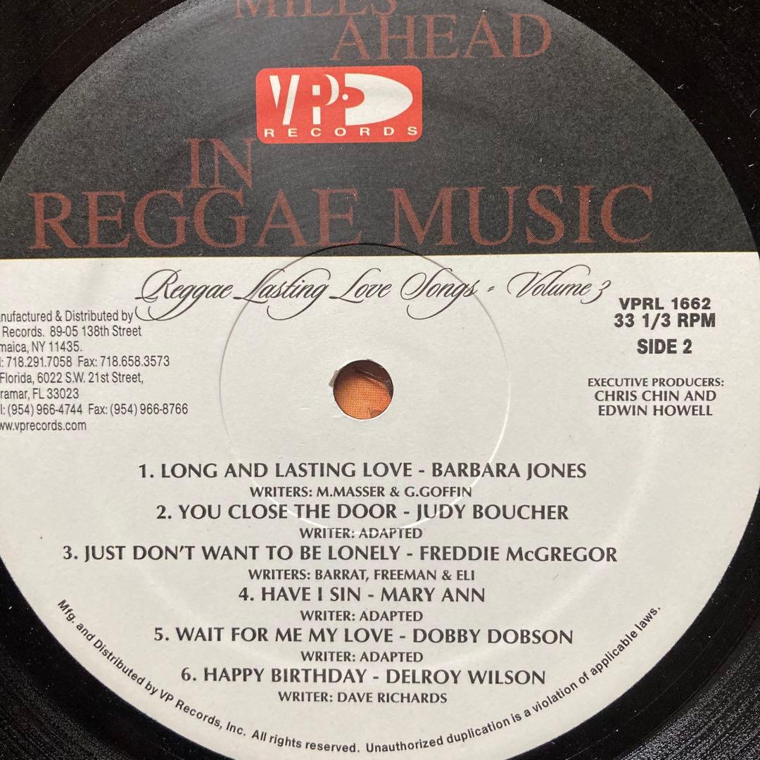 LP盤　Reggae Lasting Love Song vol.1.2.3.4