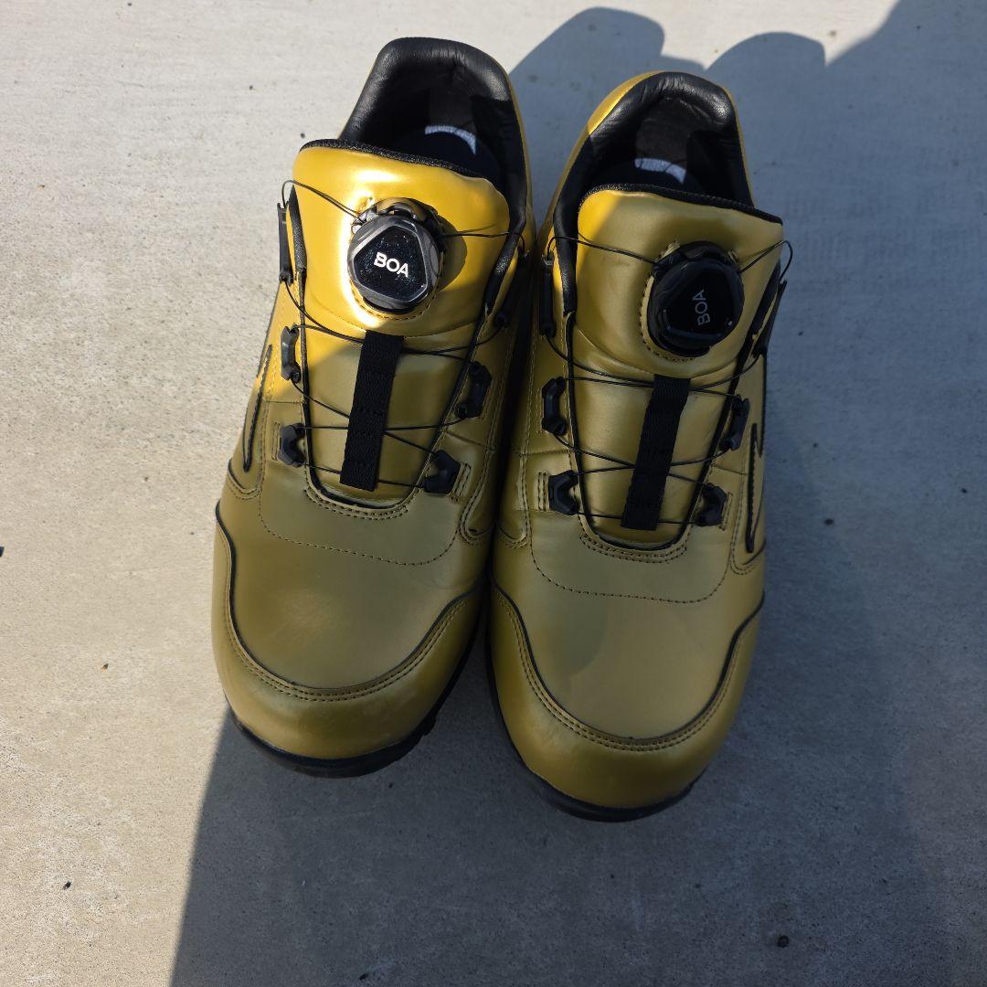 ミズノ安全靴2025限定カラー27cm ゴールド - メルカリ