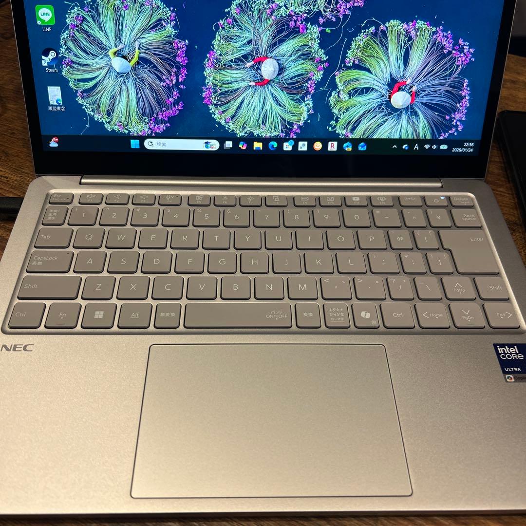 【値下げ中】NEC ノートPC Intel Core シルバー NEC モバイルPC 【13.3インチ/Windows11/Ryzen 5 7535HS/メモリ16GB
