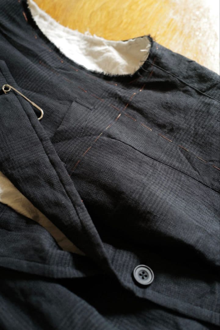 ensou. 柿乃葉別注 Ex Cut Off Sleeve Jacket F