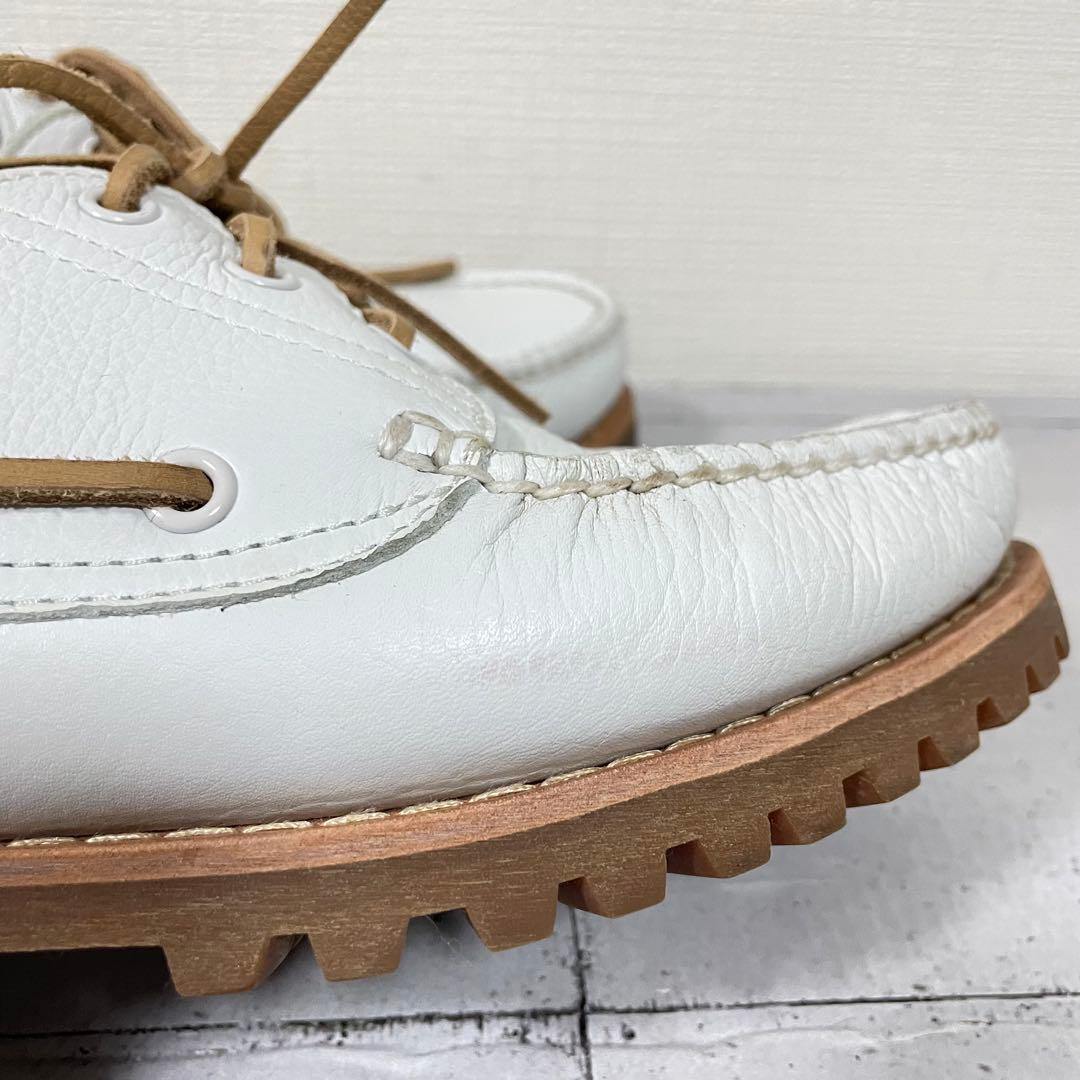靴 Timberland 3EYE CLASSIC LUG WHITE 27.5cm