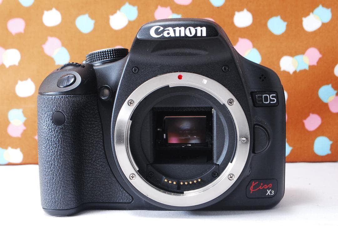 ✨スマホ転送可✨シャッター数3730回✨Canon Kiss X3 レンズセット