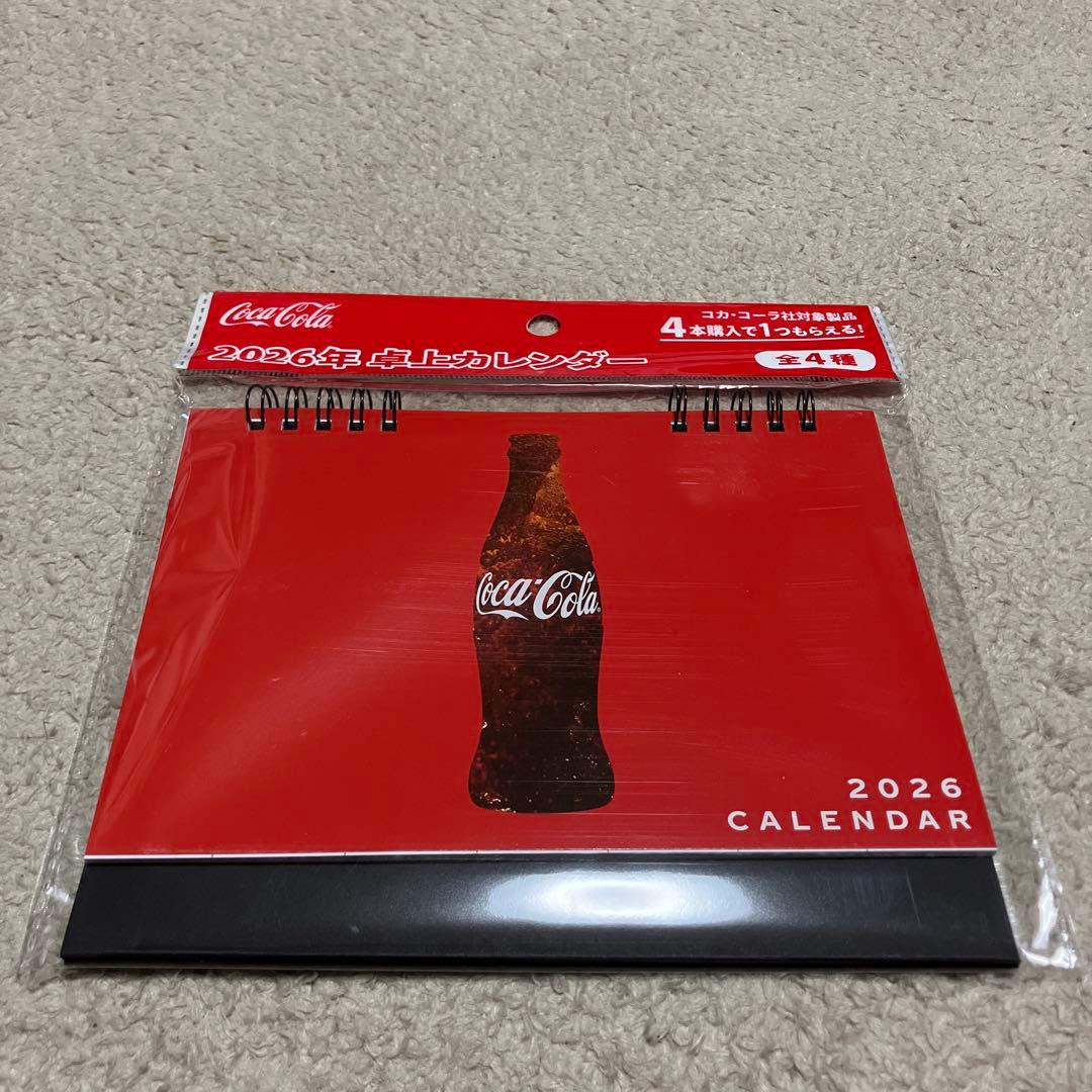 新品未使用］コカコーラ2026卓上カレンダー - メルカリ