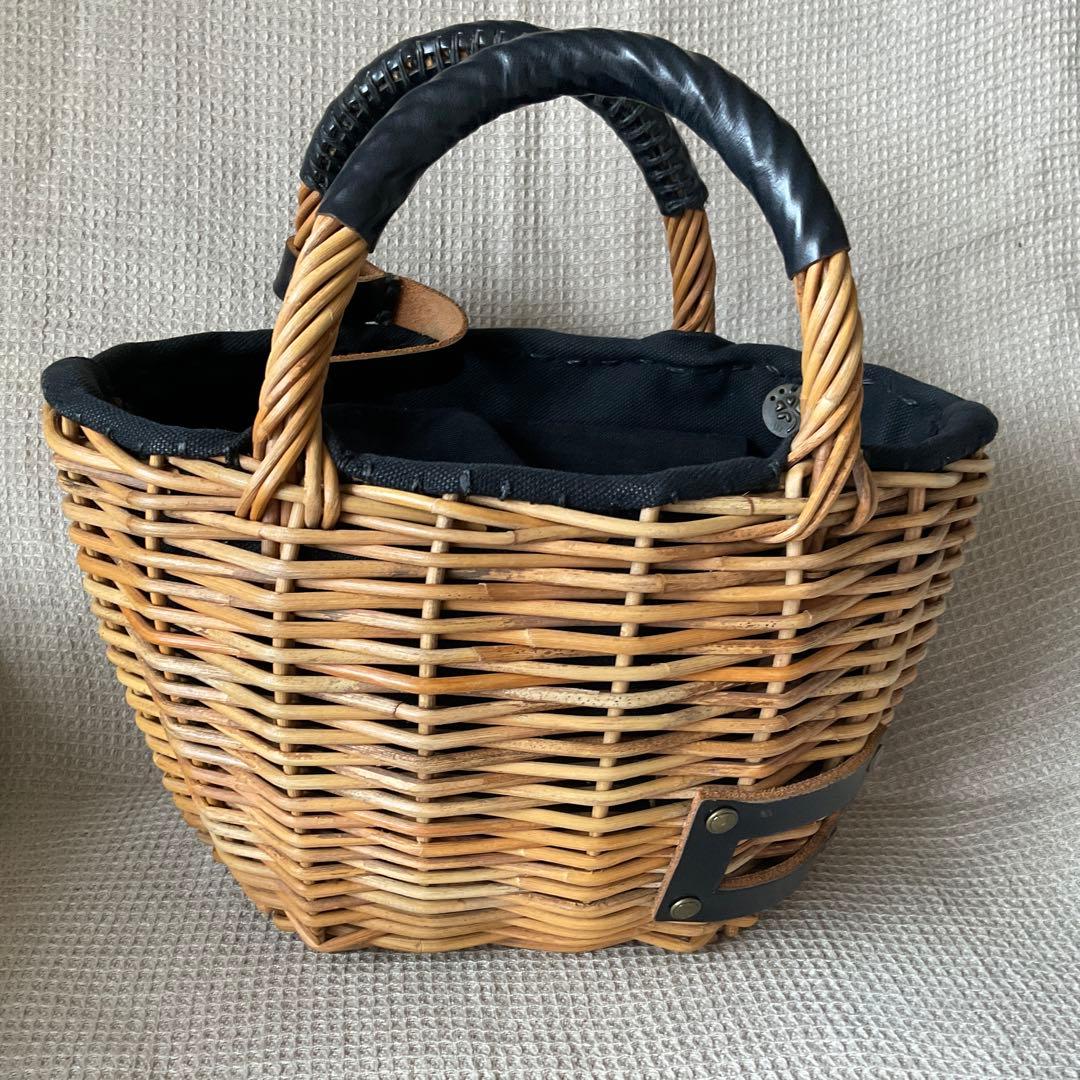 エバゴスebagos 紅籐ブライドルかごバッグ