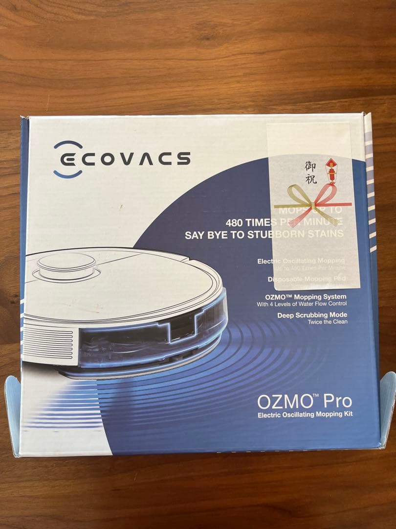 ECOVACS OZMO Pro 電動振動モッピングキット Sbfb077c418b948838debda16e3b09