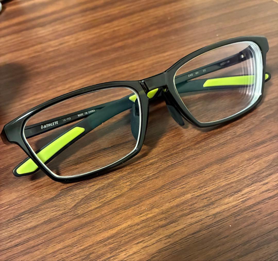 I-ATHLETE IA-193 メガネ ブラック/グリーン 55□17-140 I-ATHLETE IA-193 メガネ ブラック/グリーン 55□17-140 - メルカリ