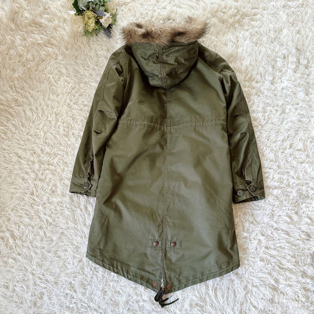 極美品ꕥフレッドペリー 英国柄 モッズコート ボアライナー ユニオン