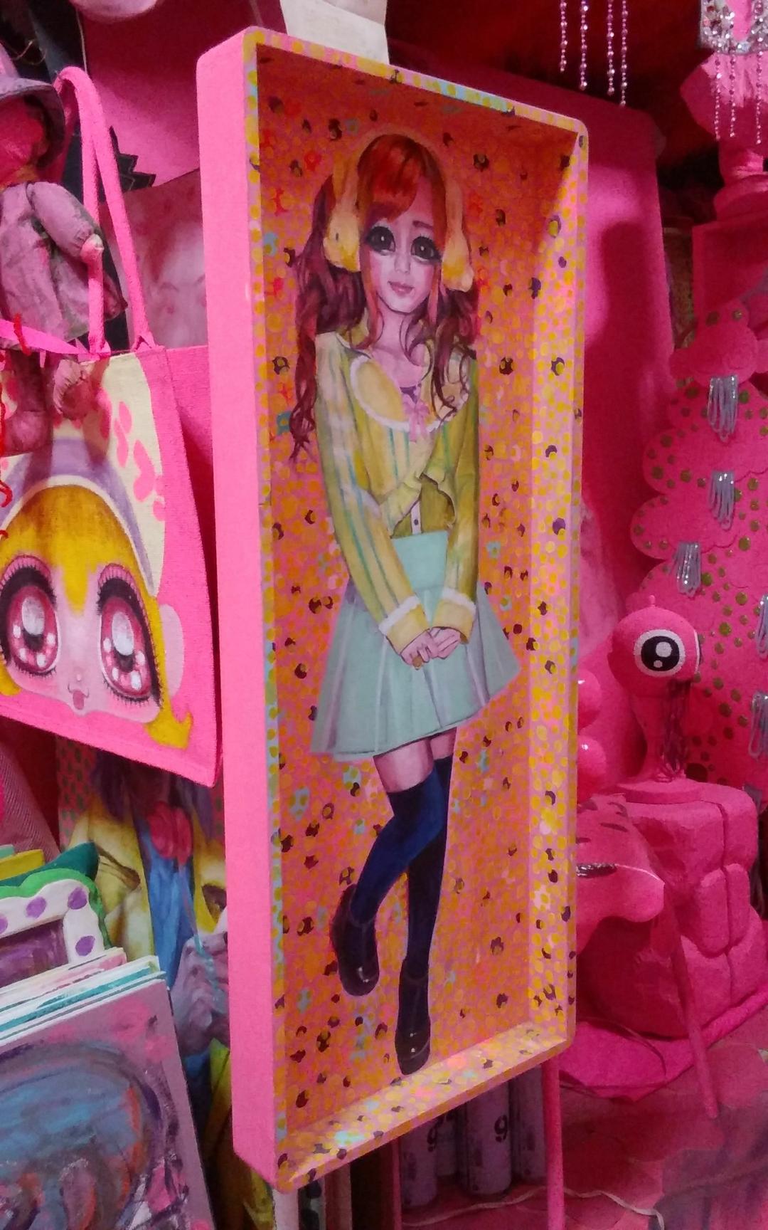 あさくら画廊の箱の中の女の子☆