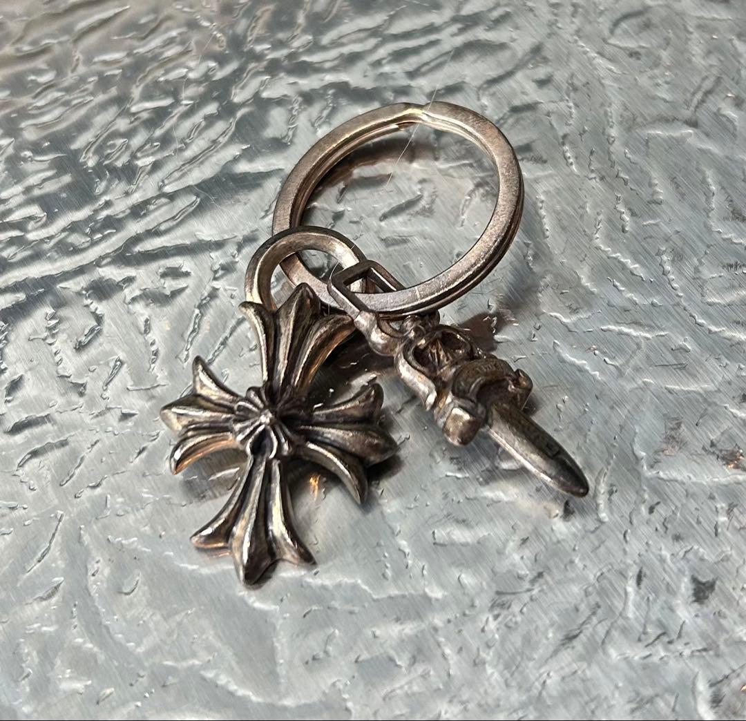 クロムハーツ　キーリング　キーホルダー CHROME HEARTS KEYRING SMALL CH CROSS クロムハーツ キーリング