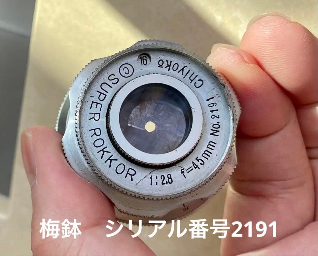 Chiyoko SUPER ROKKOR 45mm f/2.8 梅鉢 梅鉢という異名のSUPER ROKKOR 45mm F2.8｜tatsumine
