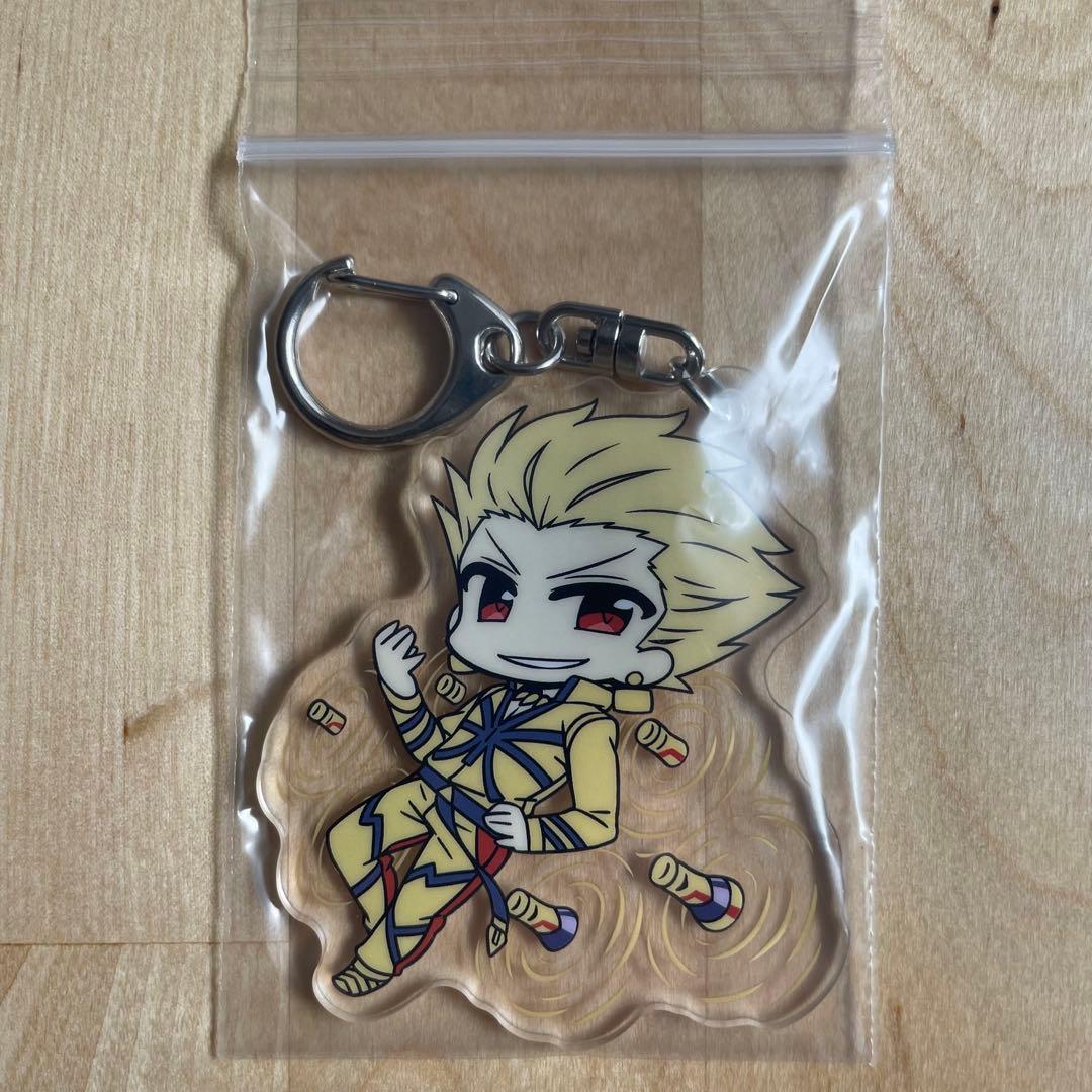 FGO ギルガメッシュ グッズセット ラバスト キーホルダー 缶バッジ