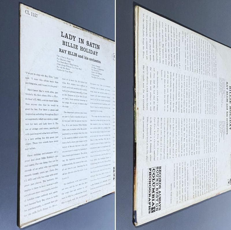 ☆不朽の名作【USオリジ／希少MONO／深溝DG／6eye】 ビリー・ホリデイ