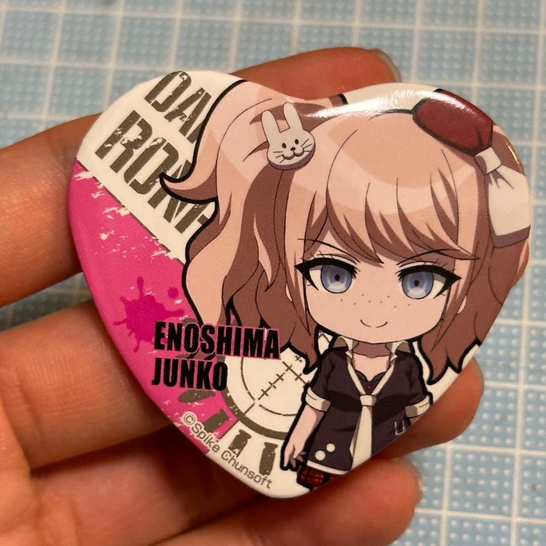 ダンガンロンパ 江ノ島盾子 ハート 缶バッジ デフォルメ ミニキャラ SD