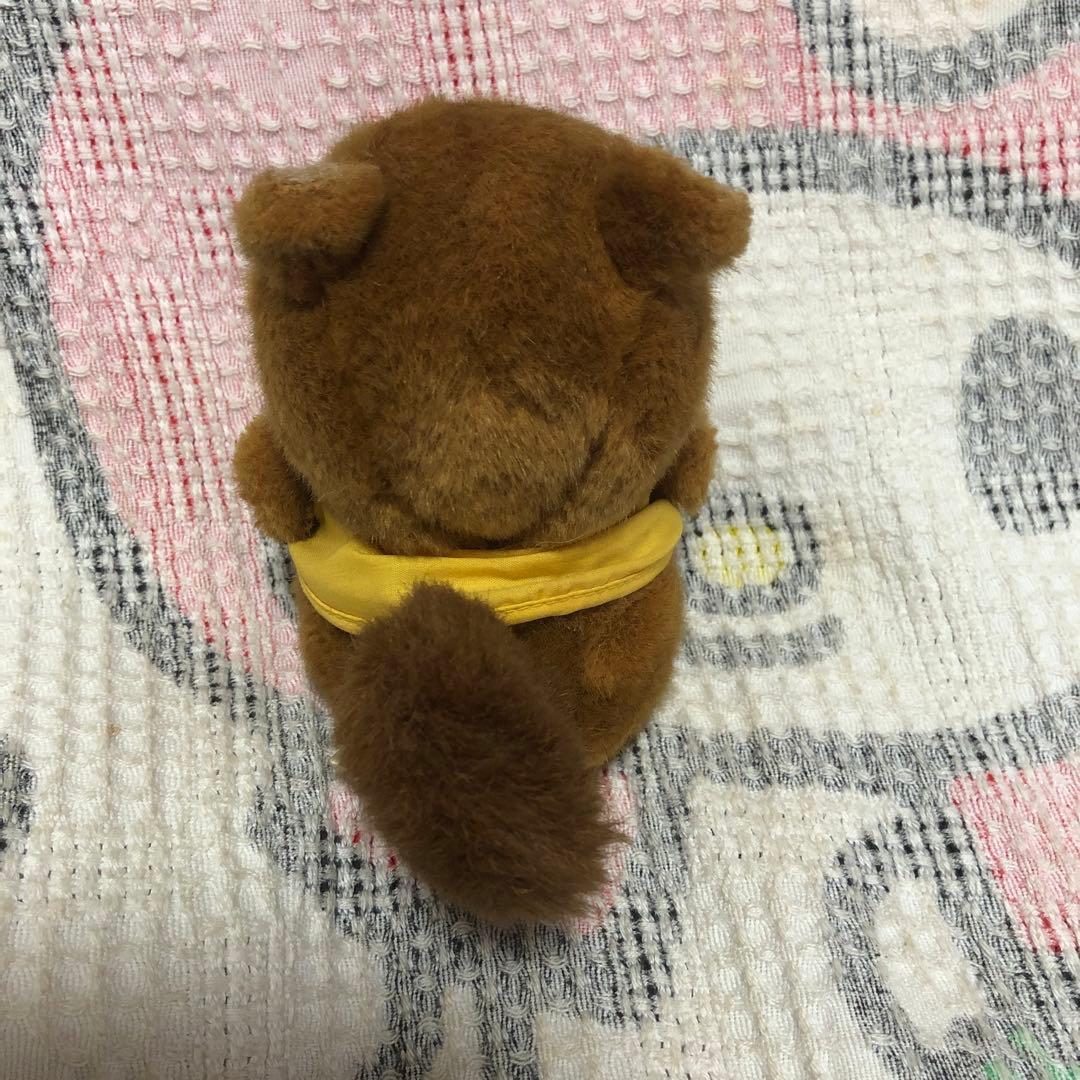 昭和レトロ ヴィンテージ ファースト社 どんぐりCLUB リス ぬいぐるみ