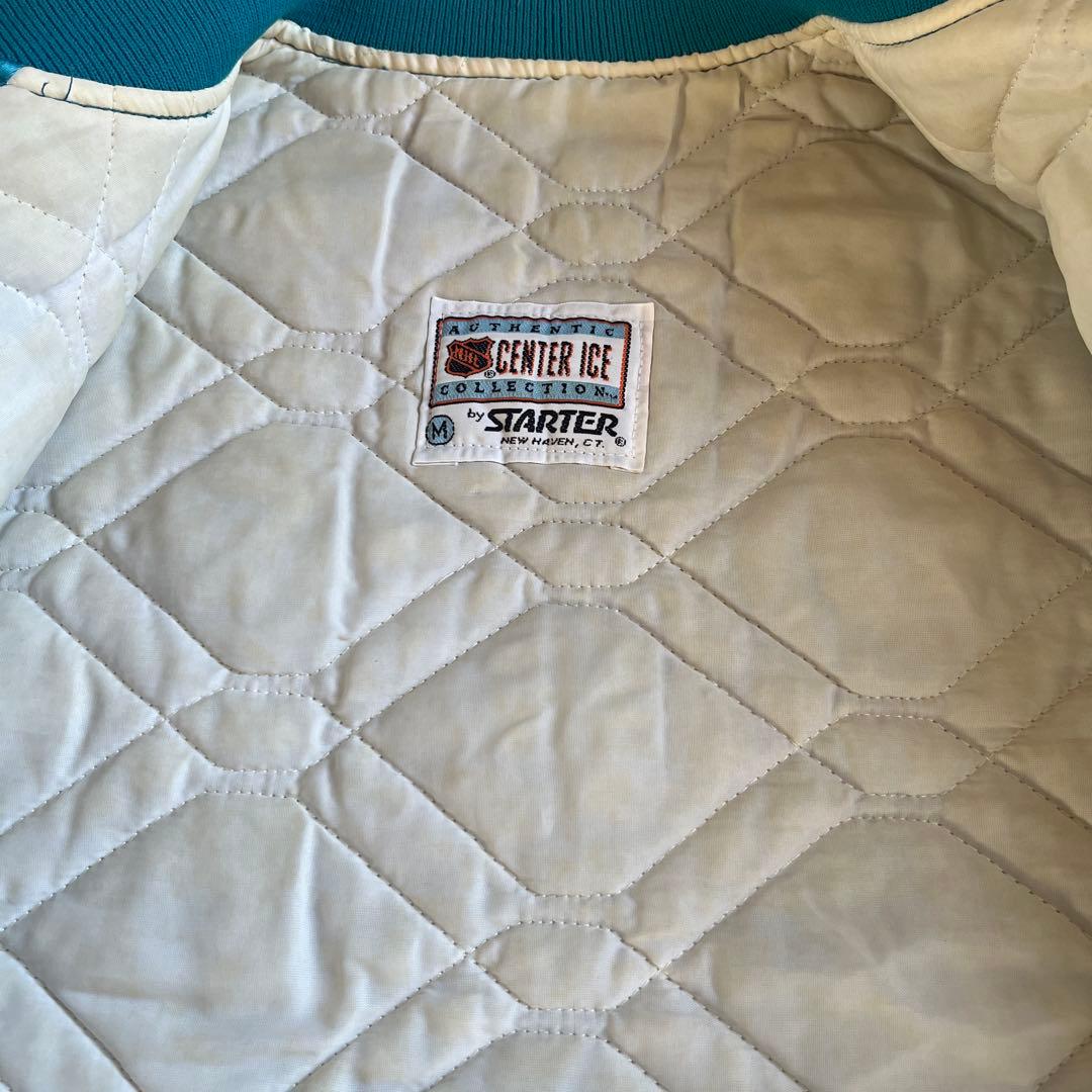 00s STARTER NHL SHARKS ナイロンスタジャン M アメリカ製 - メルカリ