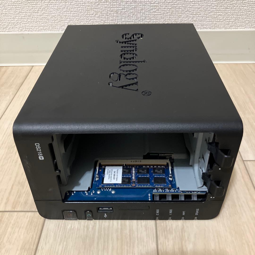 Synology DS218+ メモリ増設・初期化済 - 外付けハードディスク