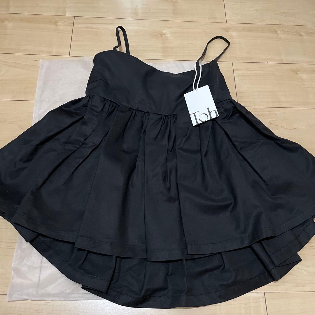 Toh トー VICKY CAMI-TOPS Black キャミトップス 黒