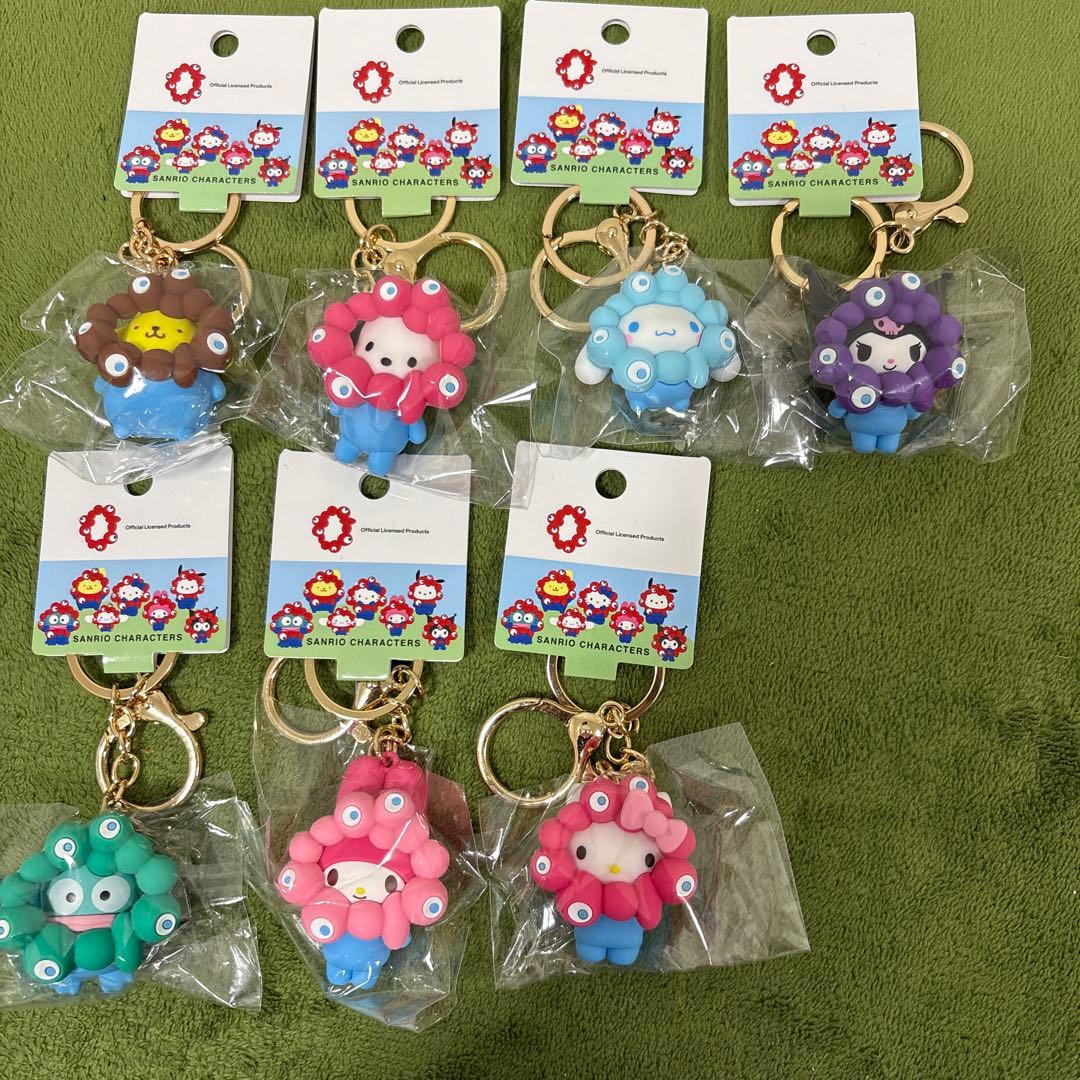 サンリオ ミャクミャク パステル マスコット キーホルダー コンプ 全7