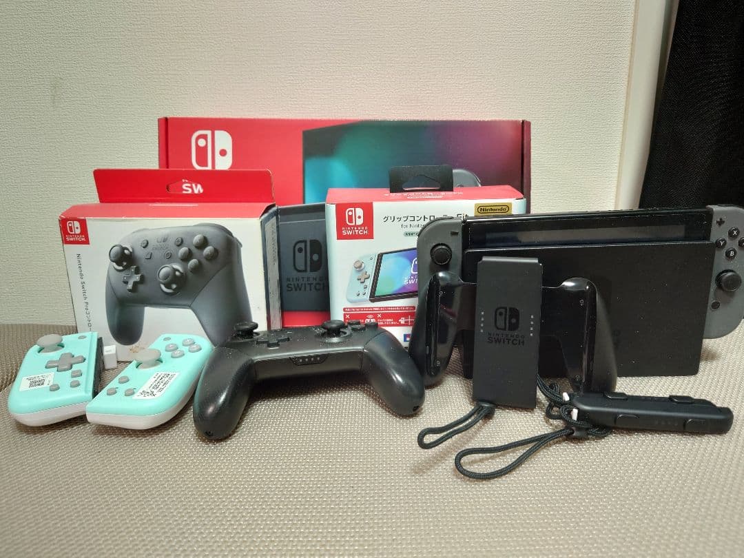 Switch本体 プロコン グリップコントローラーswitch グリップ