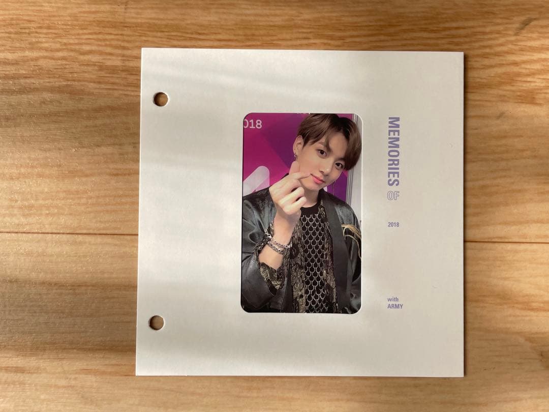 BTS Memories 2018 トレカ グク BTS 2018メモリーズ Memories ジョングク トレカ BTS JUNGKOOK