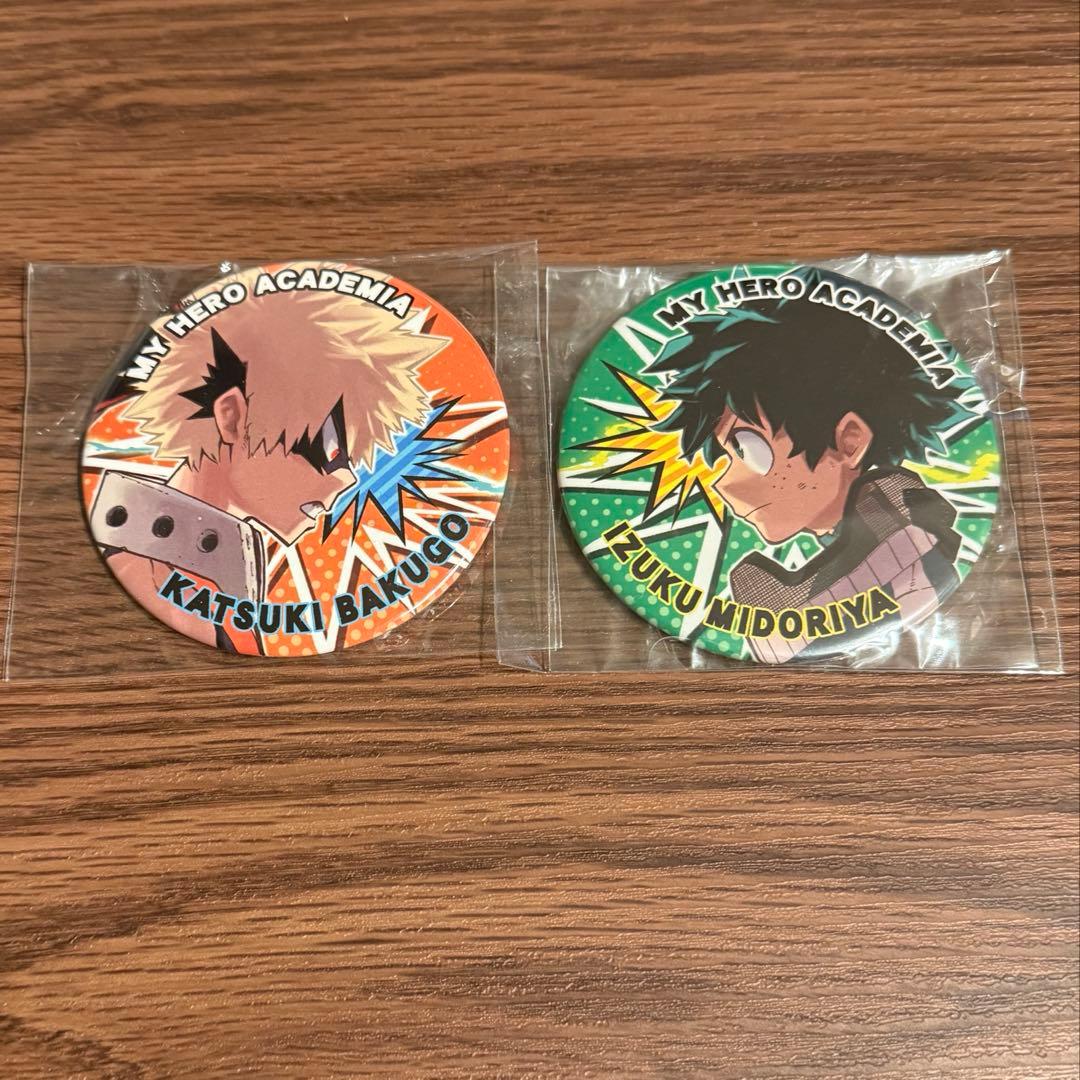 ヒロアカ 緑谷出久 爆豪勝己 缶バッジ ジャンプフェスタ - メルカリ